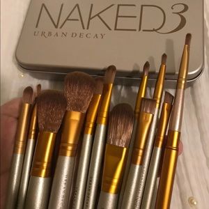 Naked3 Makeup Brushes Set(12 Pieces)